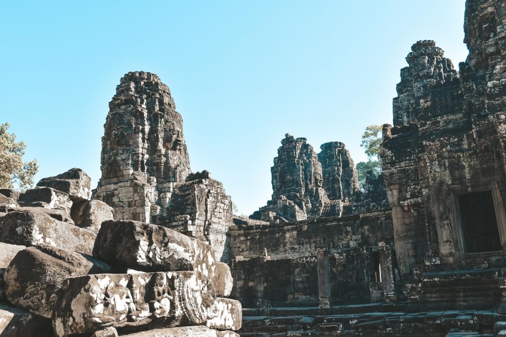 Bayon: de gezichten tempel bij Angkor.