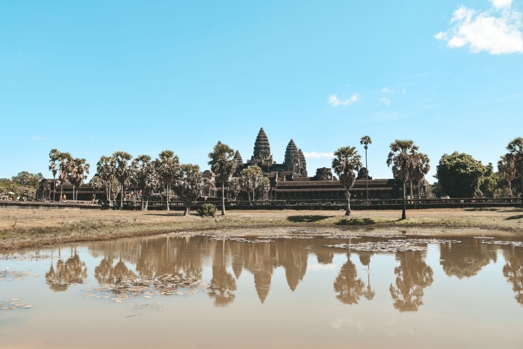 Angkor Wat tempel.