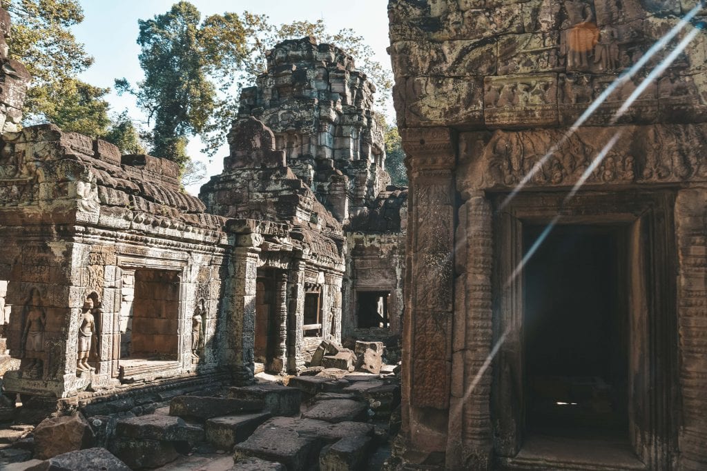 Ta Som tempel bij Angkor.