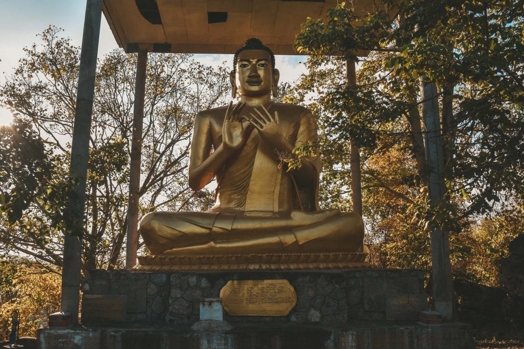 Boeddha Cambodja Battambang.