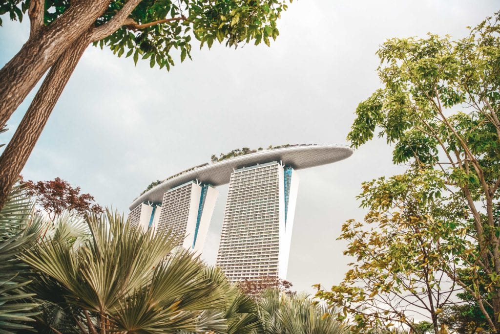 Marina Bay Sands hotel Singapore.