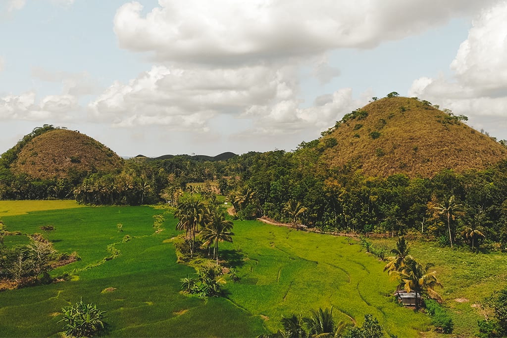 Chocolate Hills Filipijnen.